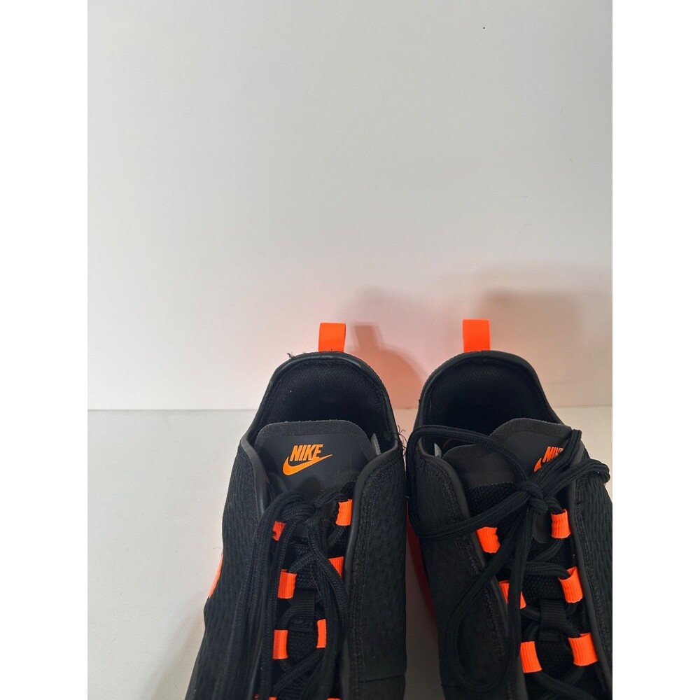 Nike Mens size 11.5 EU 45.5 Air Max Motion 2 Black Orange Running Shoes Sneakers - Picture 7 of 10